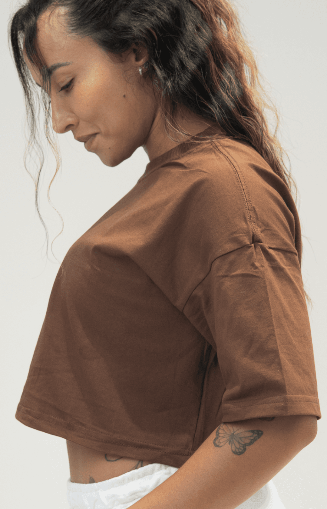 Croped Básico Marrom 2