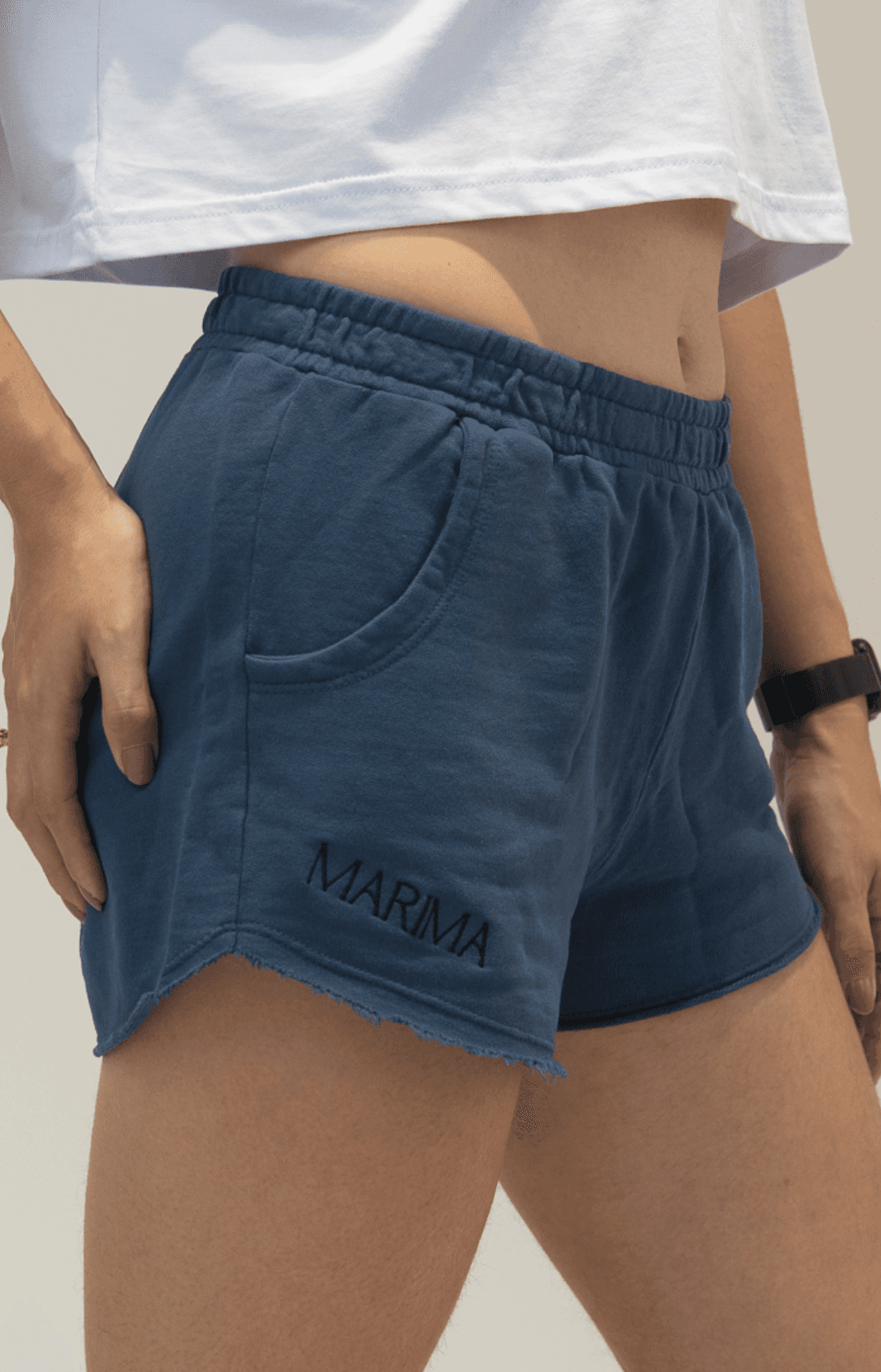 Short Moletinho Azul 2