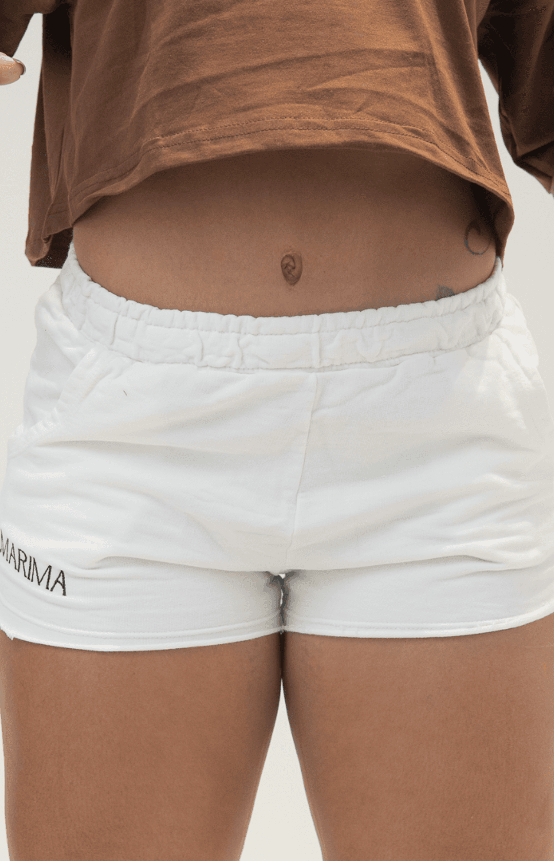 Short Moletinho Branco 2
