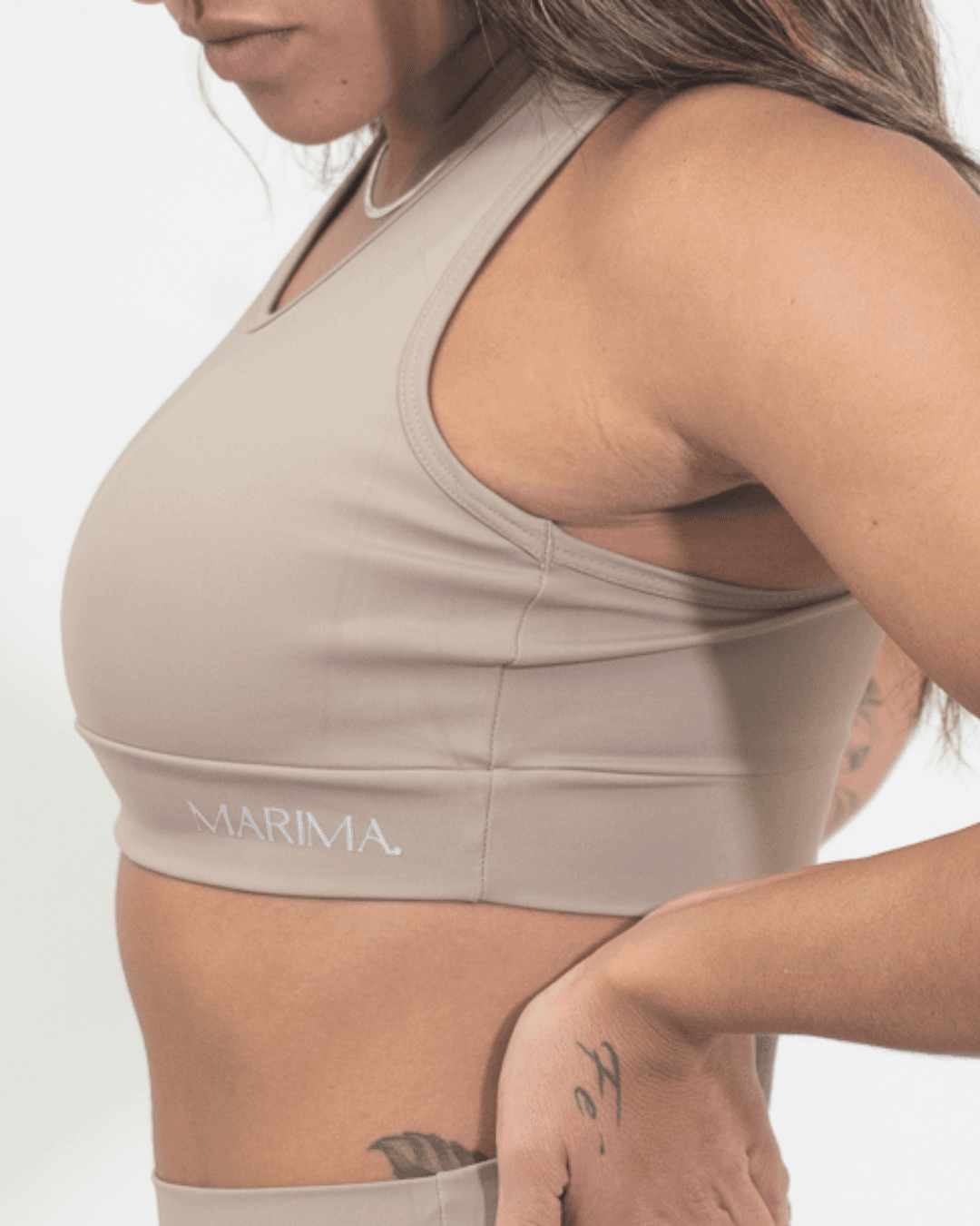 Top Fitness Nude Estilo Nadador 2