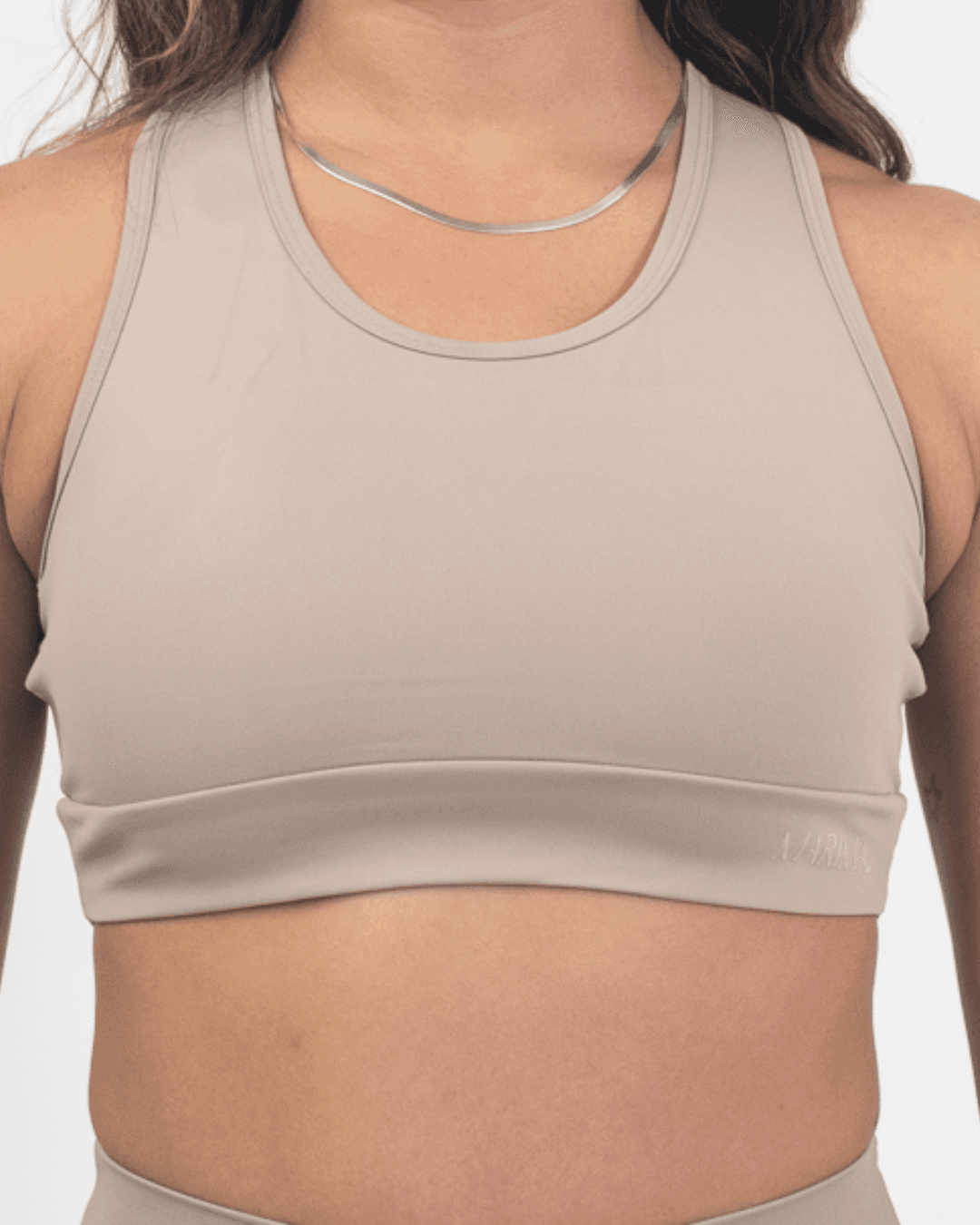 Top Fitness Nude Estilo Nadador